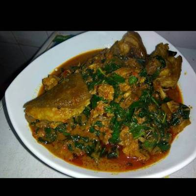 Banger  soup with goat meat